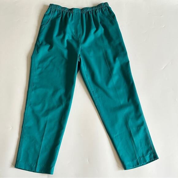 ALIA Size 14 Women’s Elastic Waist Solid Color 2Pocket Front Dress Pant - Picture 1 of 11